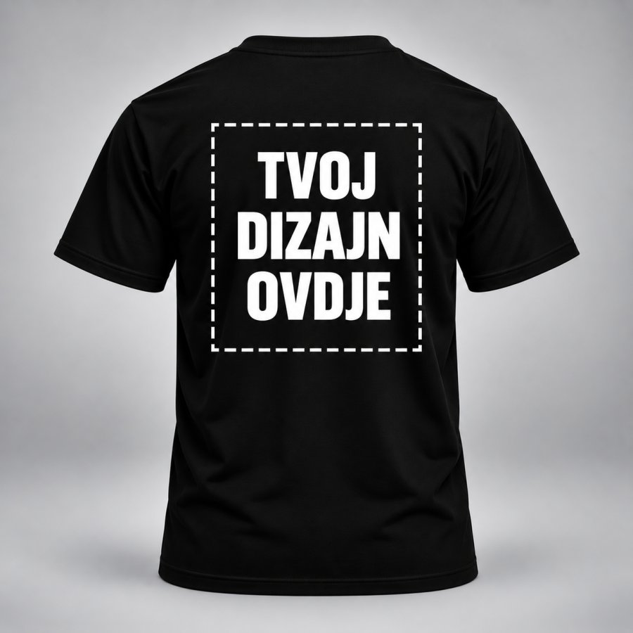 Primjer ispisa dizajna na majici